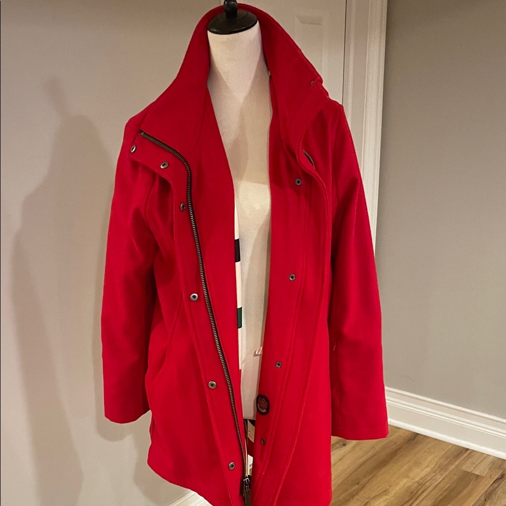 Pendleton Women's Vibrant Red Trench Coat